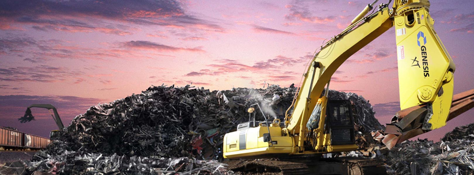Genesis XT shear on excavator